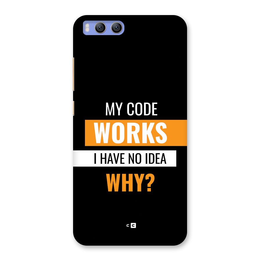 Coders Thought Back Case for Xiaomi Mi 6