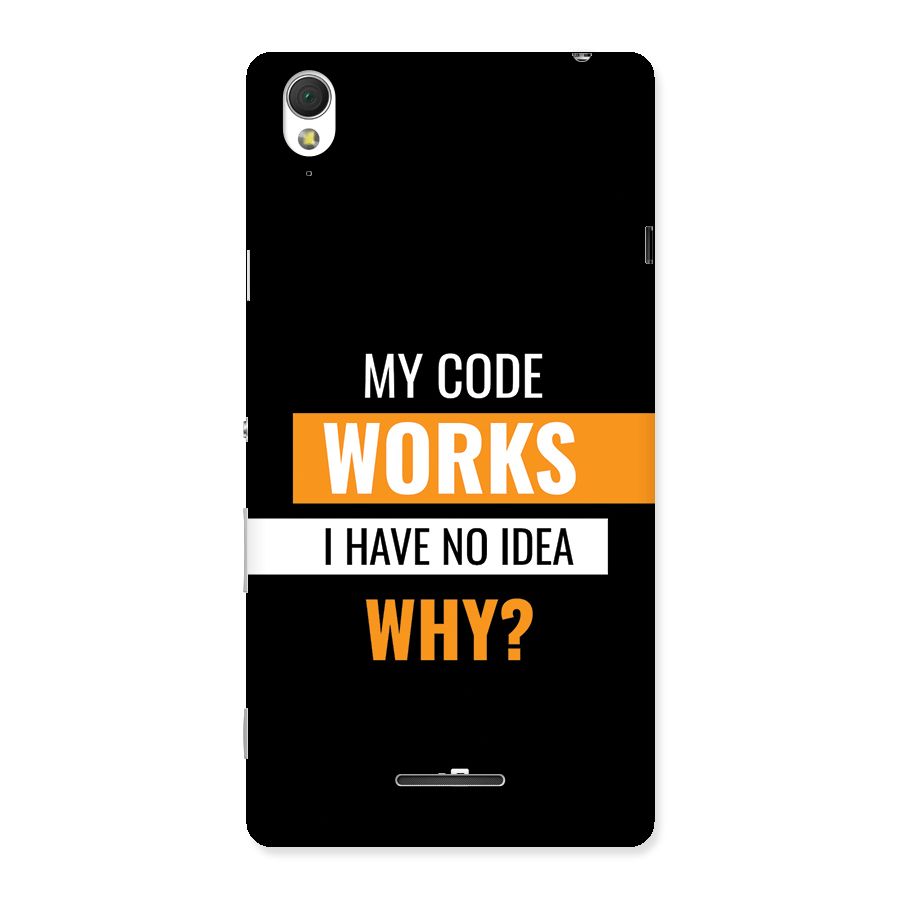 Coders Thought Back Case for Xperia T3