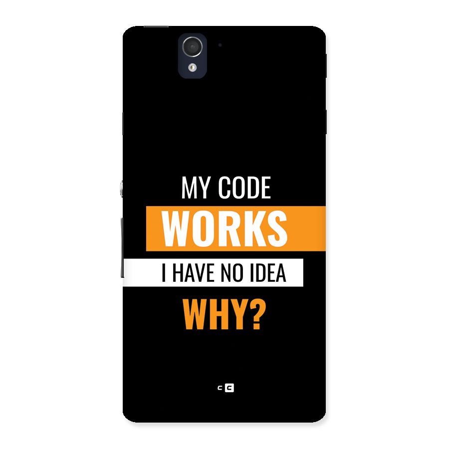 Coders Thought Back Case for Xperia Z