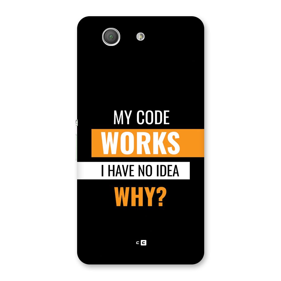 Coders Thought Back Case for Xperia Z3 Compact