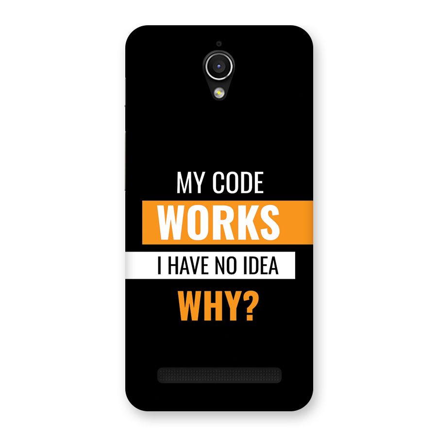 Coders Thought Back Case for Zenfone Go