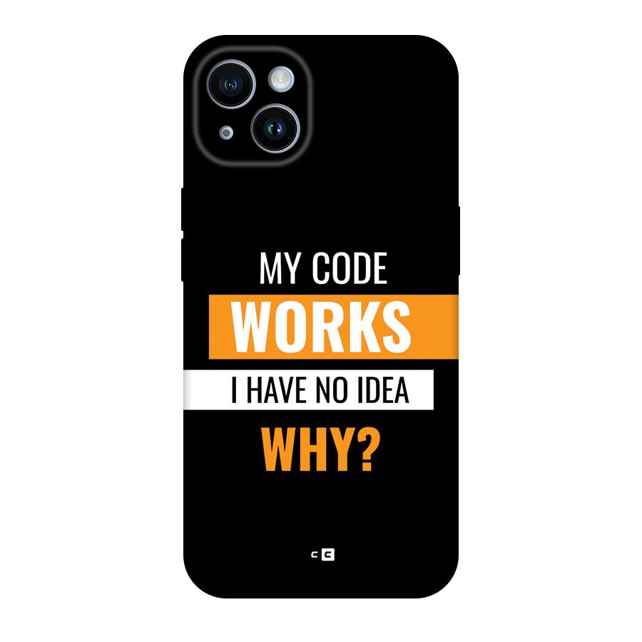 Coders Thought Back Case for iPhone 14