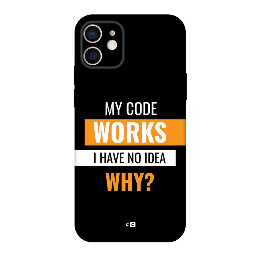 Coders Thought Back Case for iPhone 12