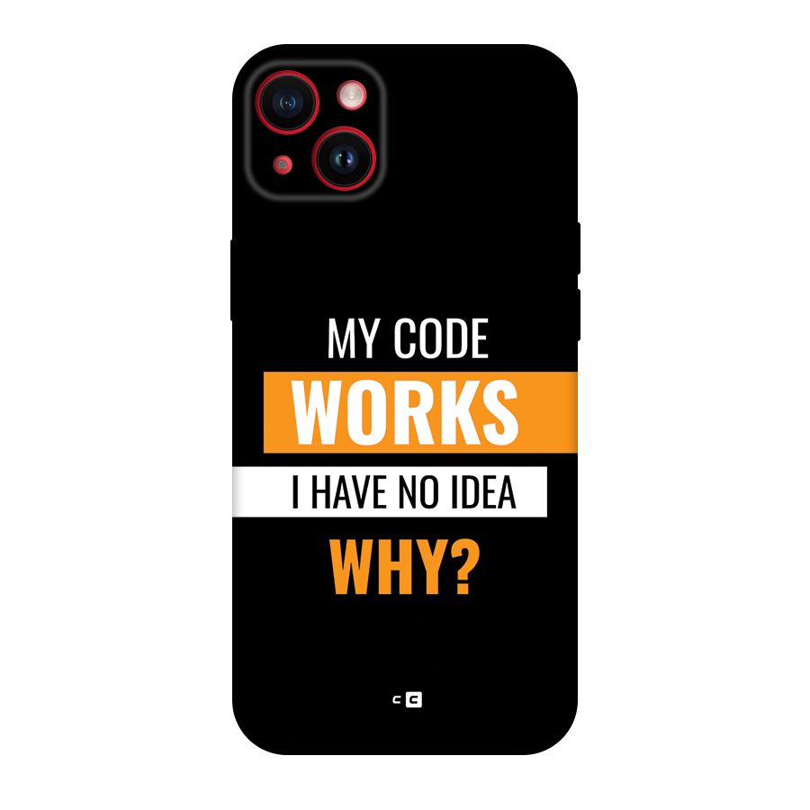Coders Thought Back Case for iPhone 14 Plus