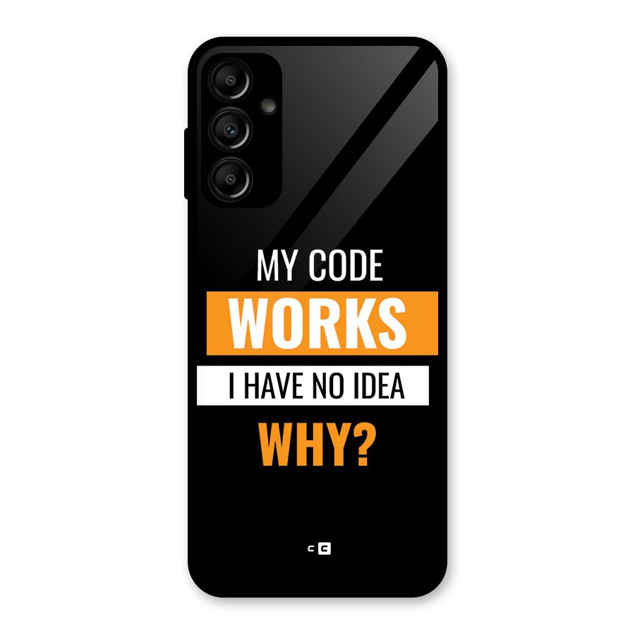Coders Thought Glass Back Case for Galaxy A14 5G