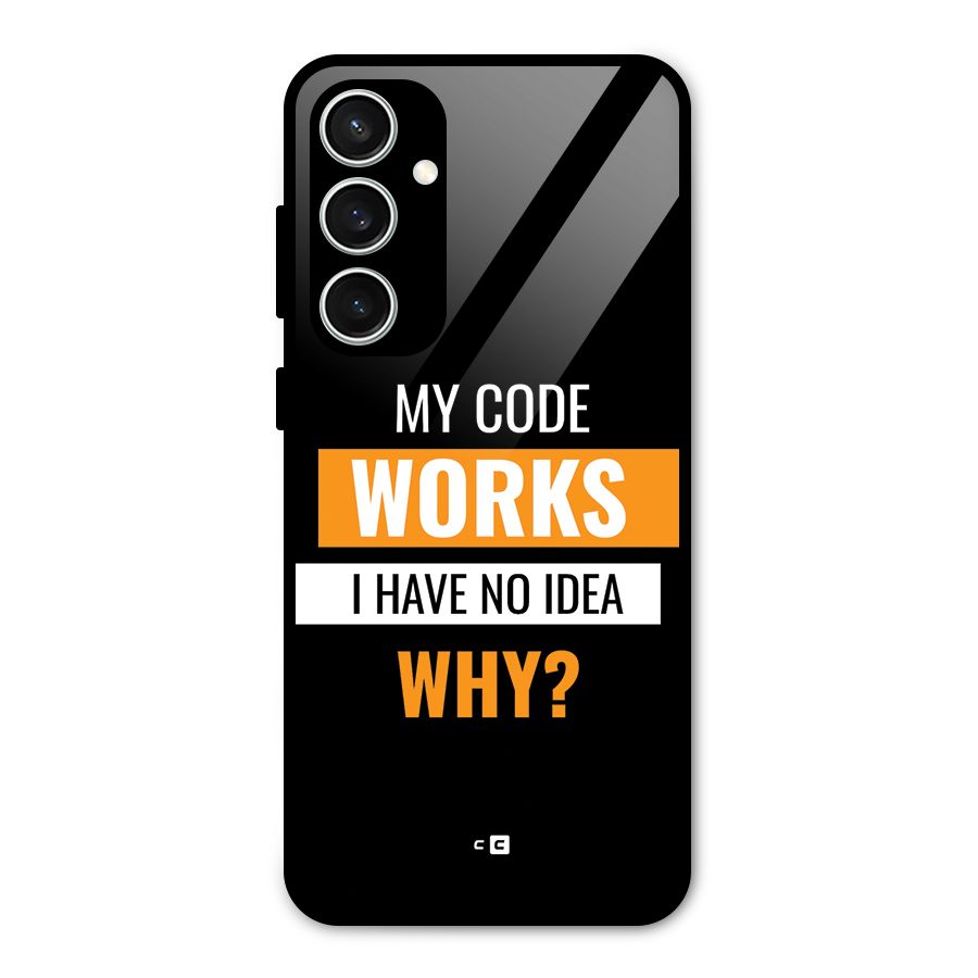 Coders Thought Glass Back Case for Galaxy S23 FE