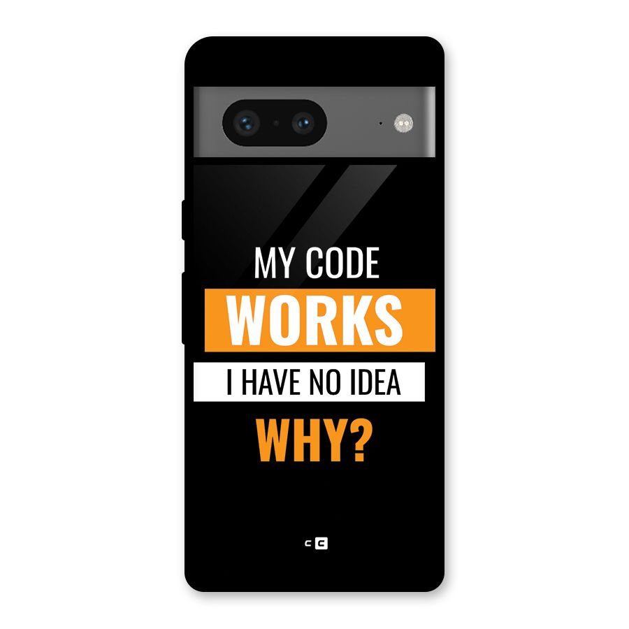 Coders Thought Glass Back Case for Google Pixel 7