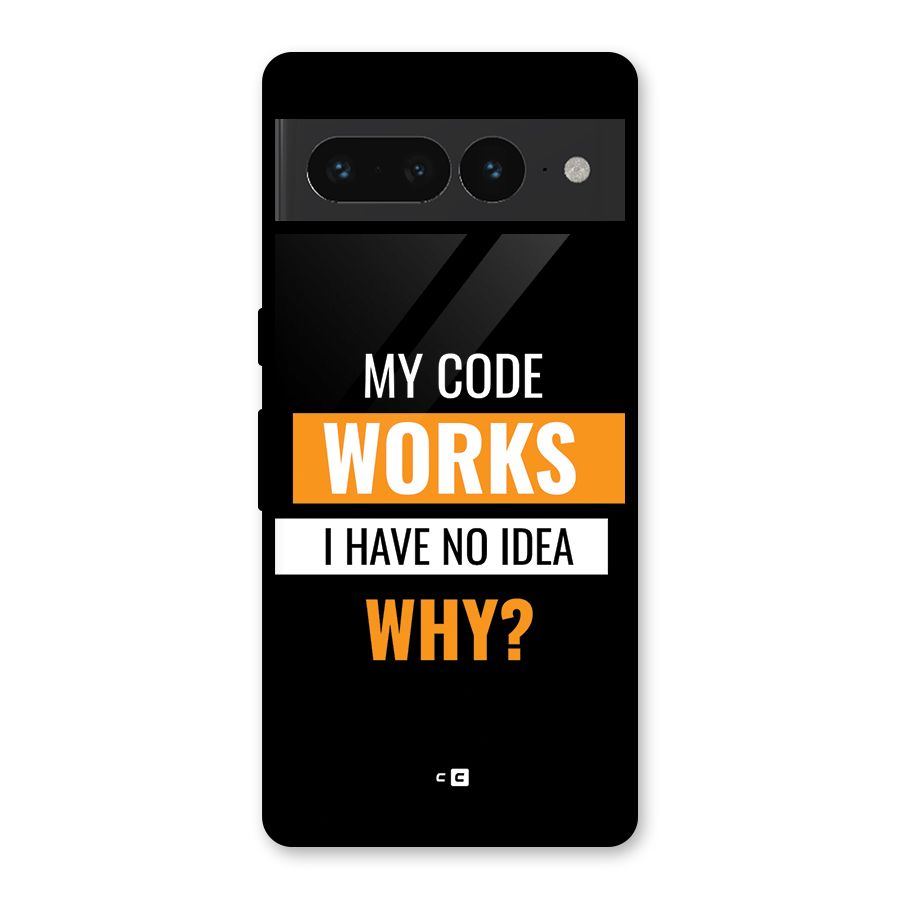 Coders Thought Glass Back Case for Google Pixel 7 Pro