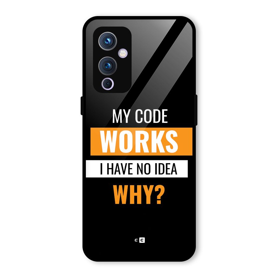 Coders Thought Glass Back Case for OnePlus 9