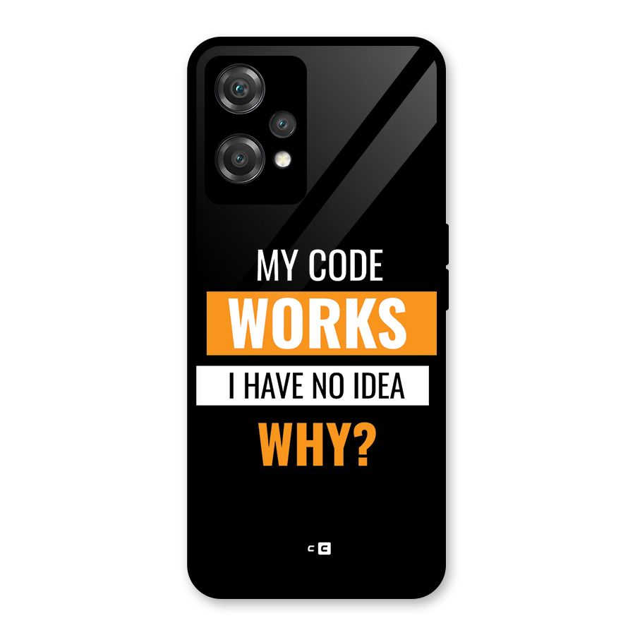 Coders Thought Glass Back Case for OnePlus Nord CE 2 Lite 5G