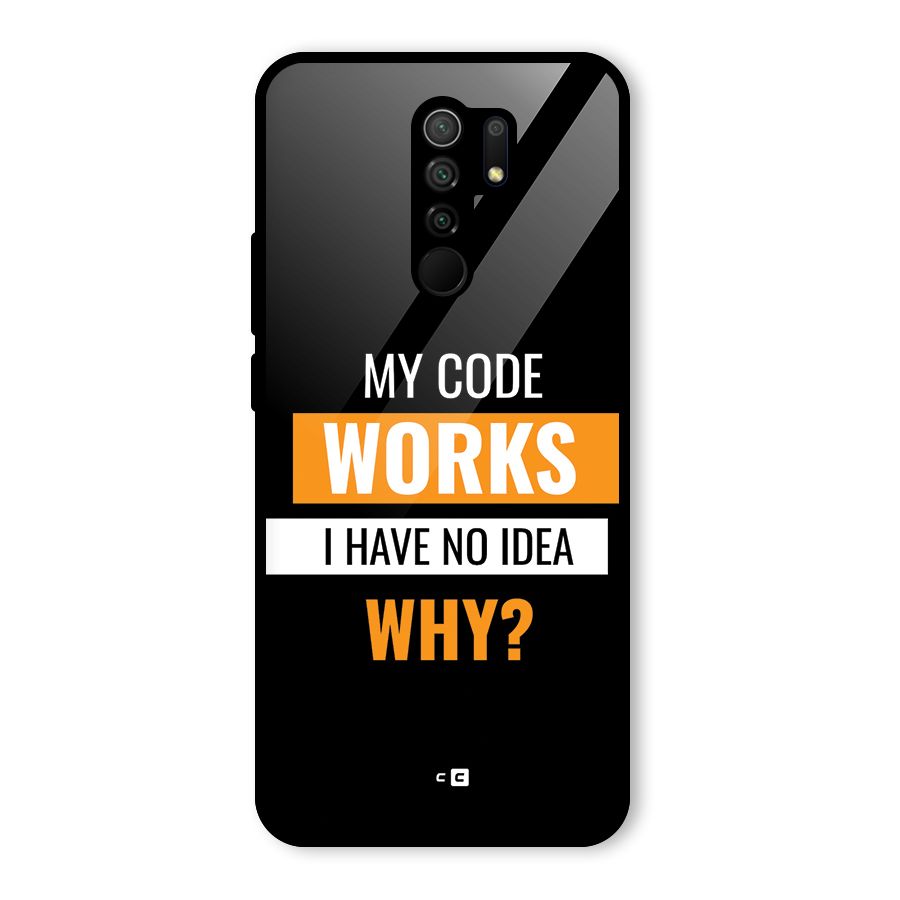 Coders Thought Glass Back Case for Poco M2