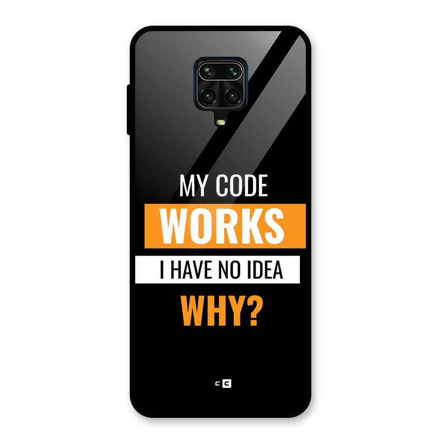 Coders Thought Glass Back Case for Poco M2 Pro