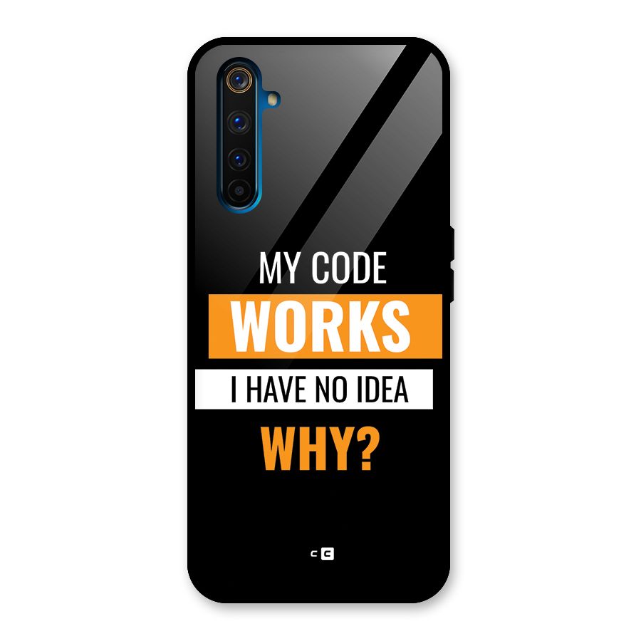 Coders Thought Glass Back Case for Realme 6 Pro