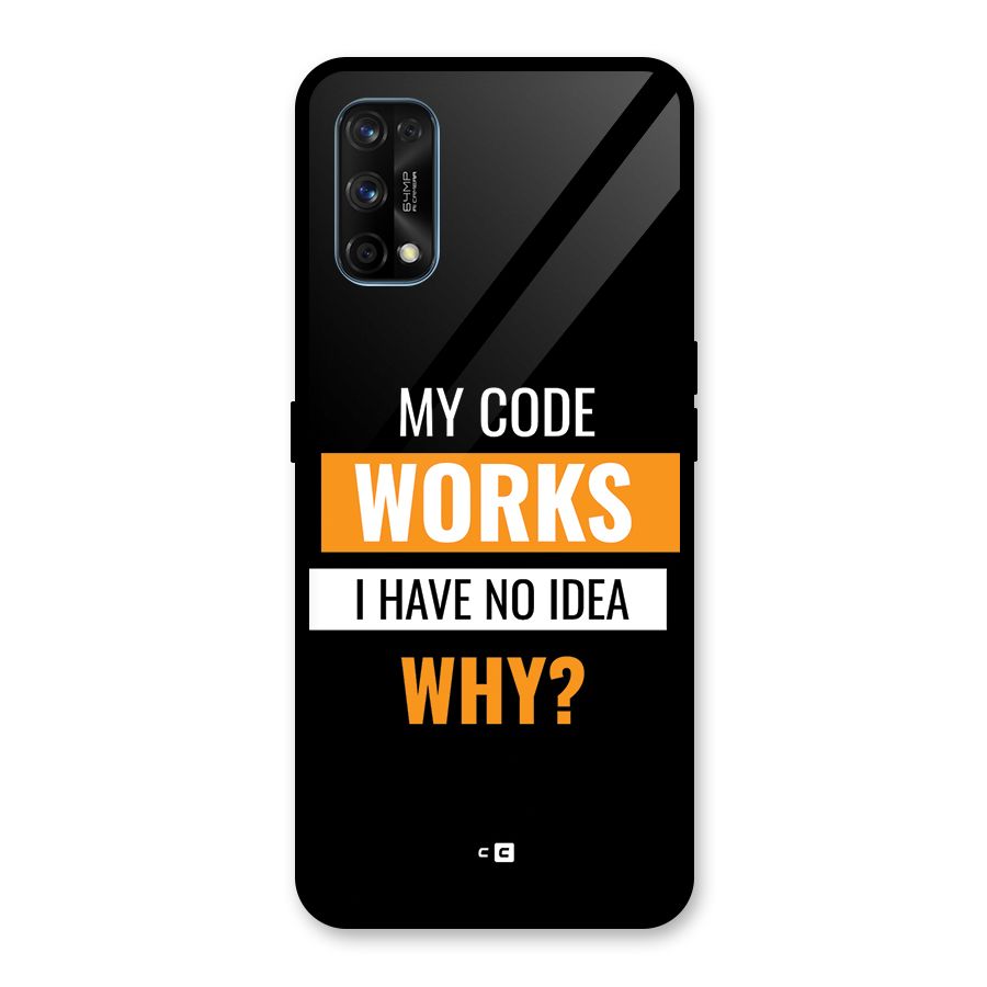 Coders Thought Glass Back Case for Realme 7 Pro
