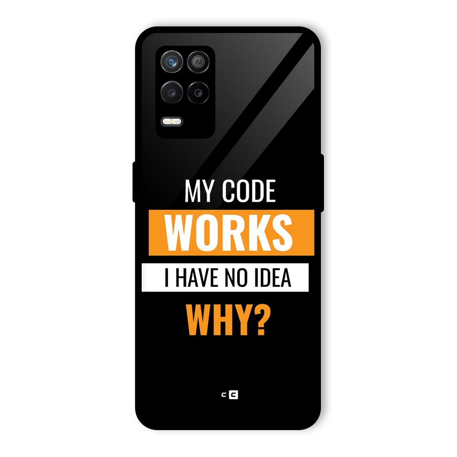 Coders Thought Glass Back Case for Realme 8 5G