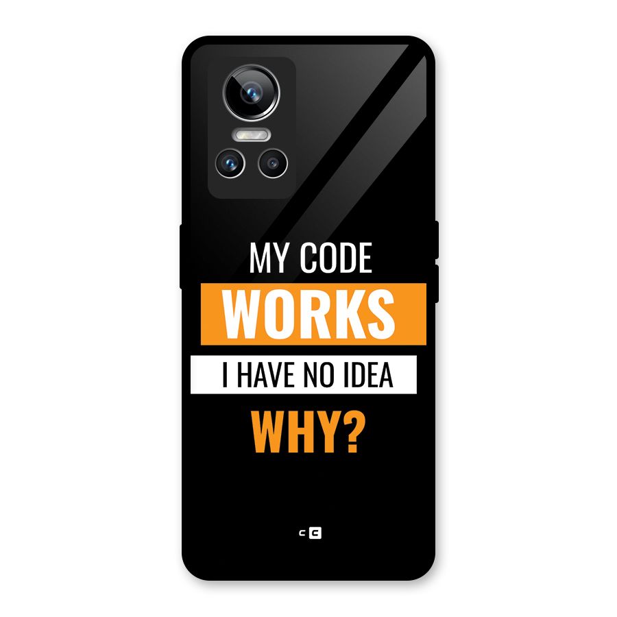 Coders Thought Glass Back Case for Realme GT Neo 3