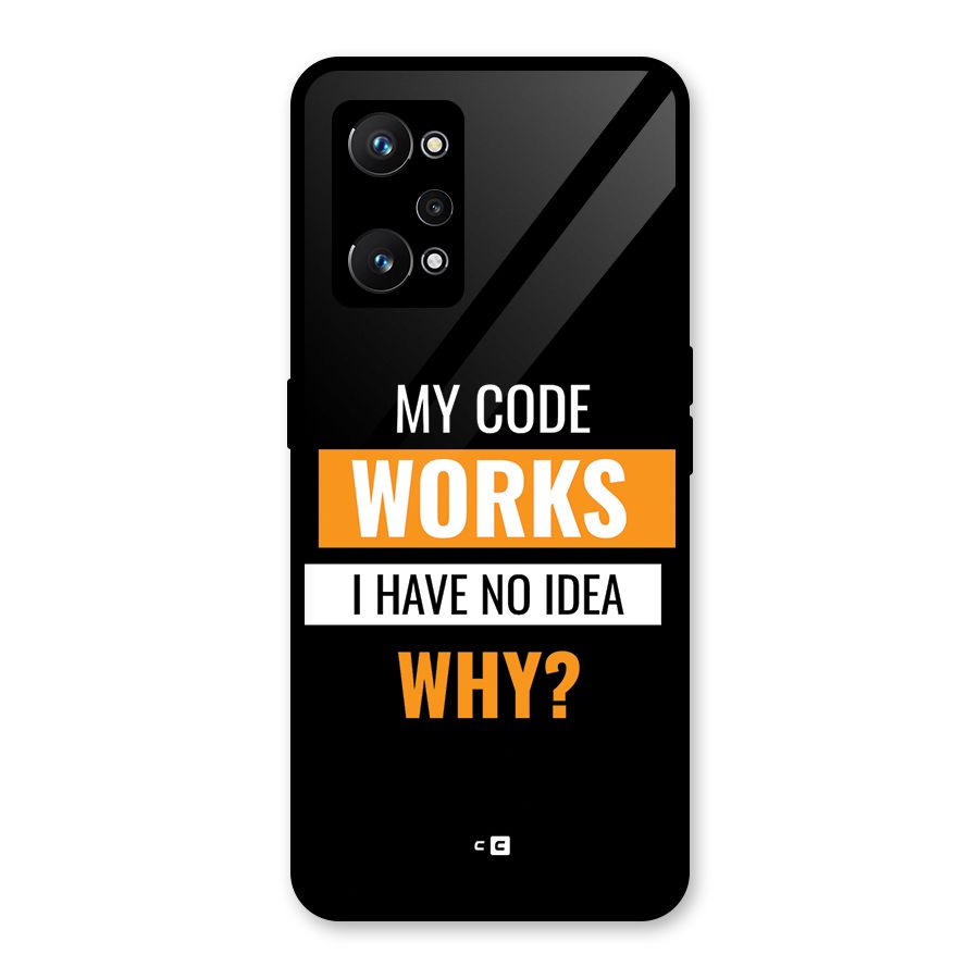 Coders Thought Glass Back Case for Realme GT Neo 3T