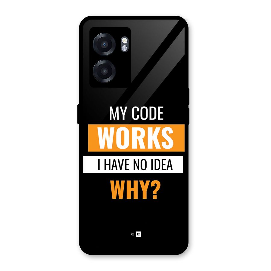 Coders Thought Glass Back Case for Realme Narzo 50 5G