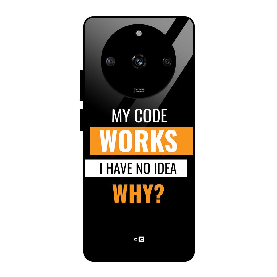 Coders Thought Glass Back Case for Realme Narzo 60 5G