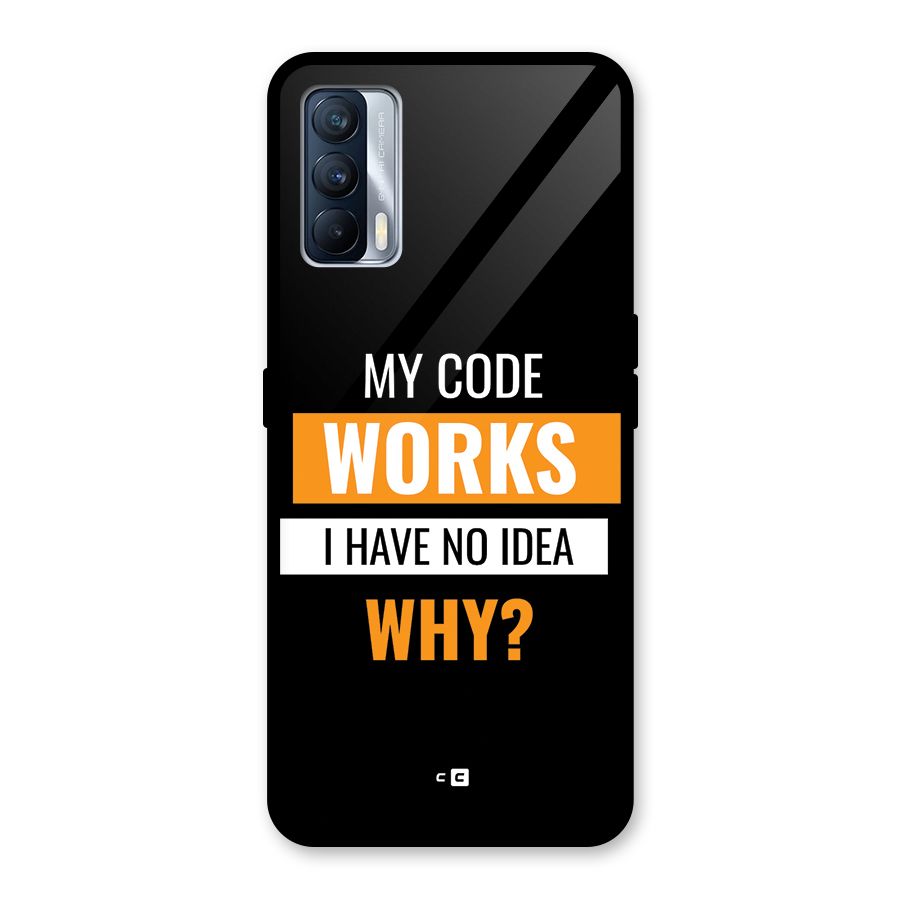 Coders Thought Glass Back Case for Realme X7