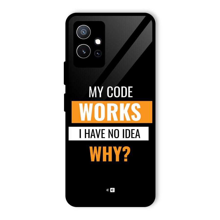 Coders Thought Glass Back Case for Vivo T1 5G