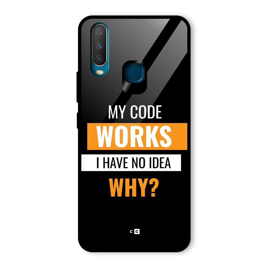 Coders Thought Glass Back Case for Vivo U10