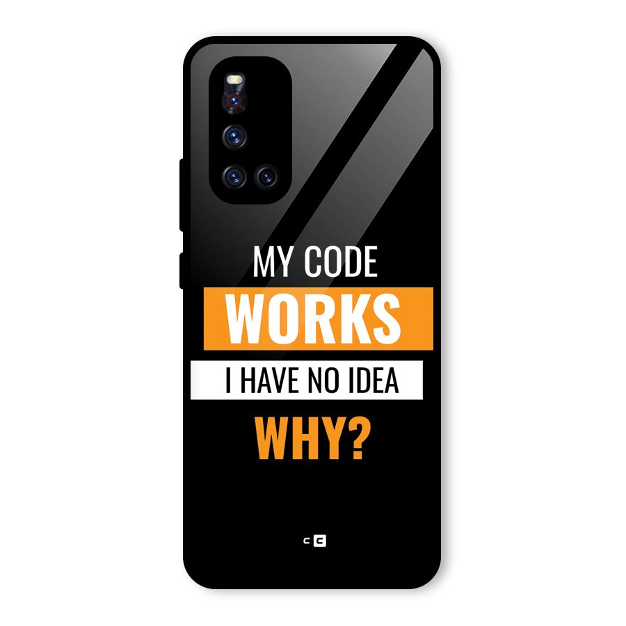 Coders Thought Glass Back Case for Vivo V19
