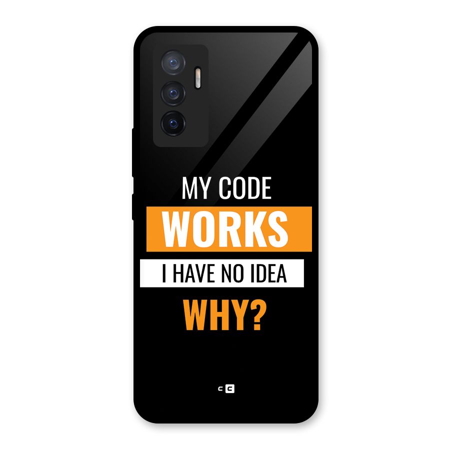 Coders Thought Glass Back Case for Vivo V23e