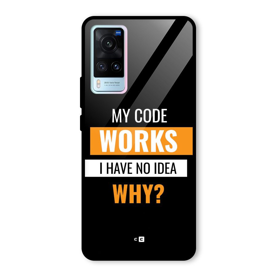 Coders Thought Glass Back Case for Vivo X60