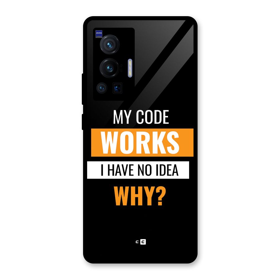Coders Thought Glass Back Case for Vivo X70 Pro