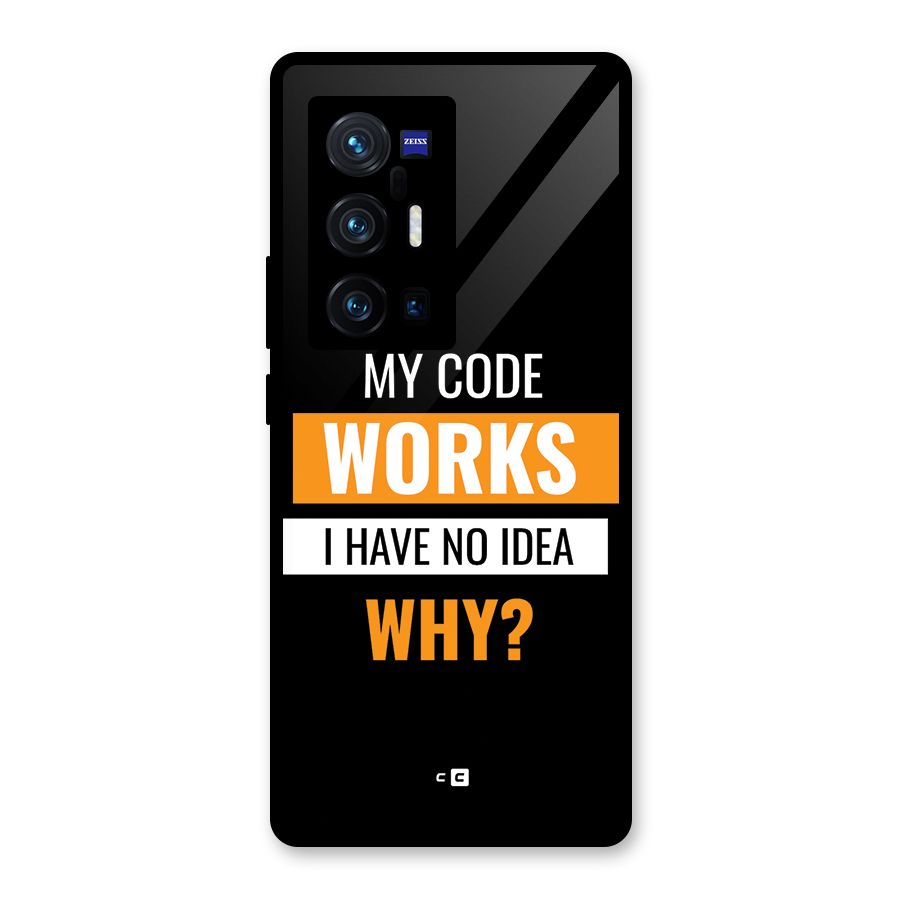 Coders Thought Glass Back Case for Vivo X70 Pro Plus