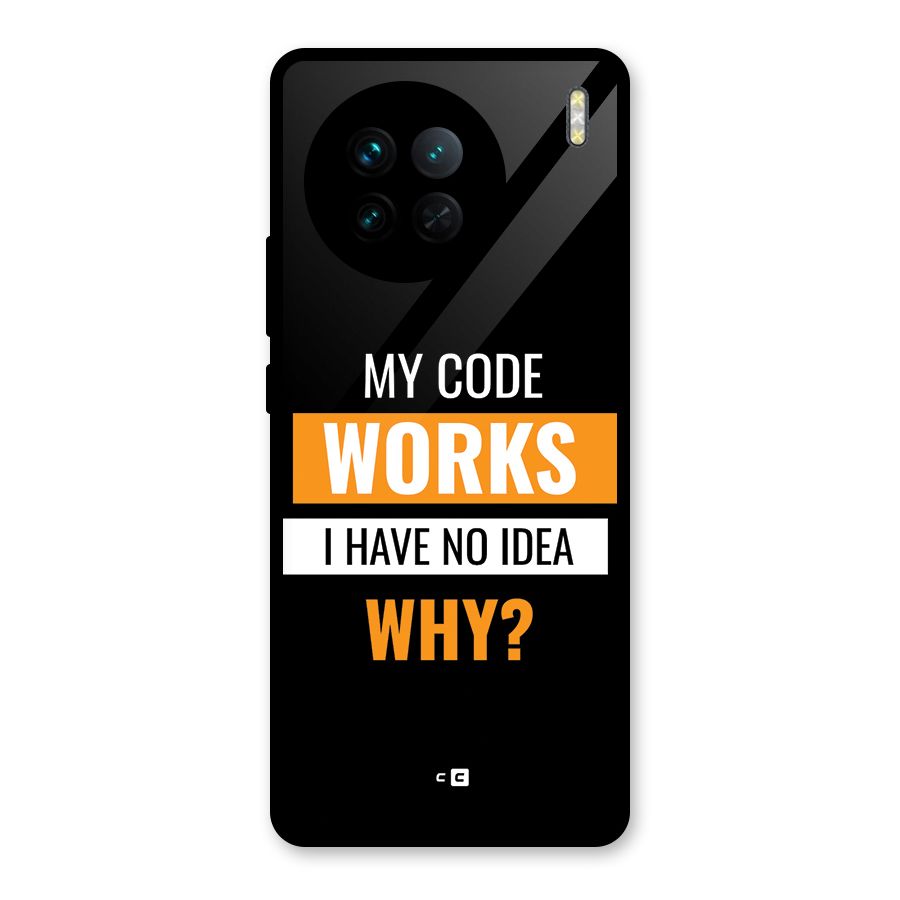 Coders Thought Glass Back Case for Vivo X90