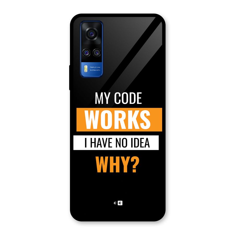 Coders Thought Glass Back Case for Vivo Y31
