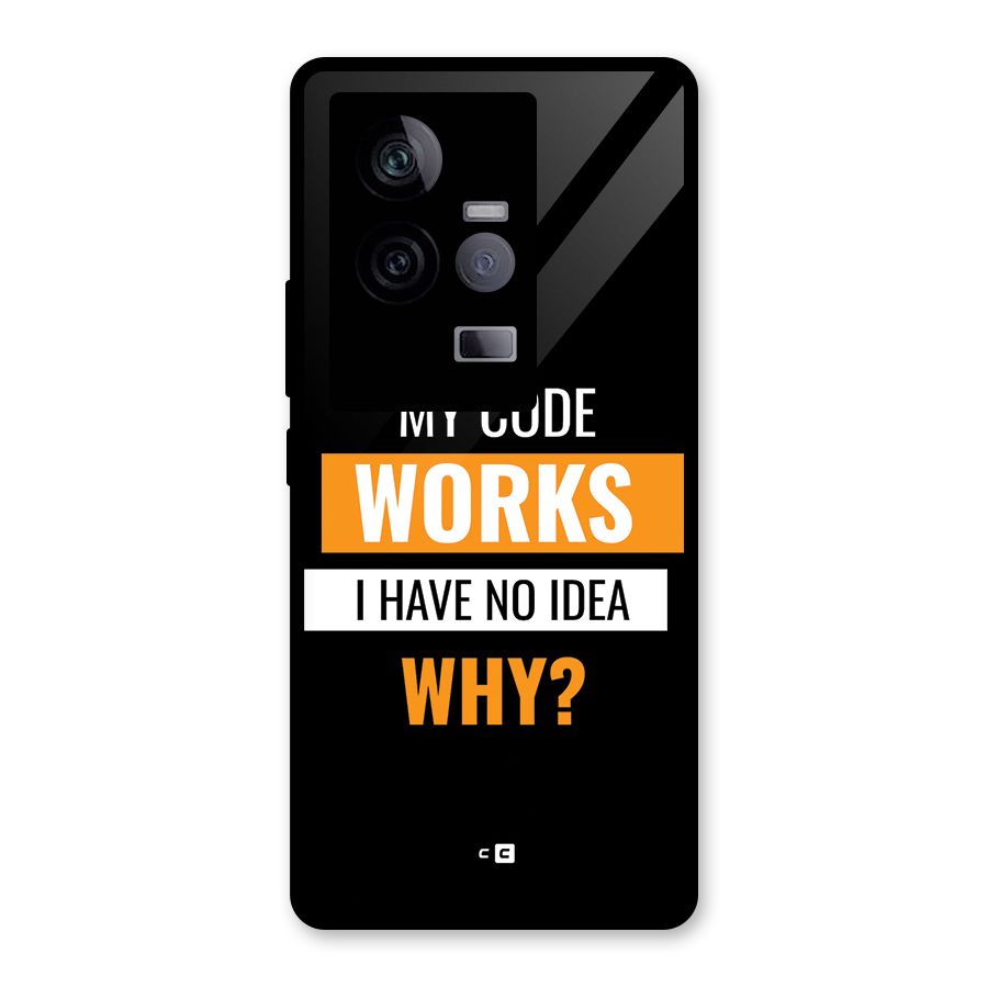 Coders Thought Glass Back Case for Vivo iQOO 11 5G