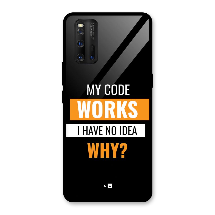 Coders Thought Glass Back Case for Vivo iQOO 3