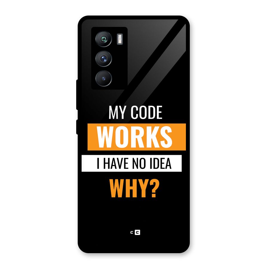 Coders Thought Glass Back Case for Vivo iQOO 9 SE
