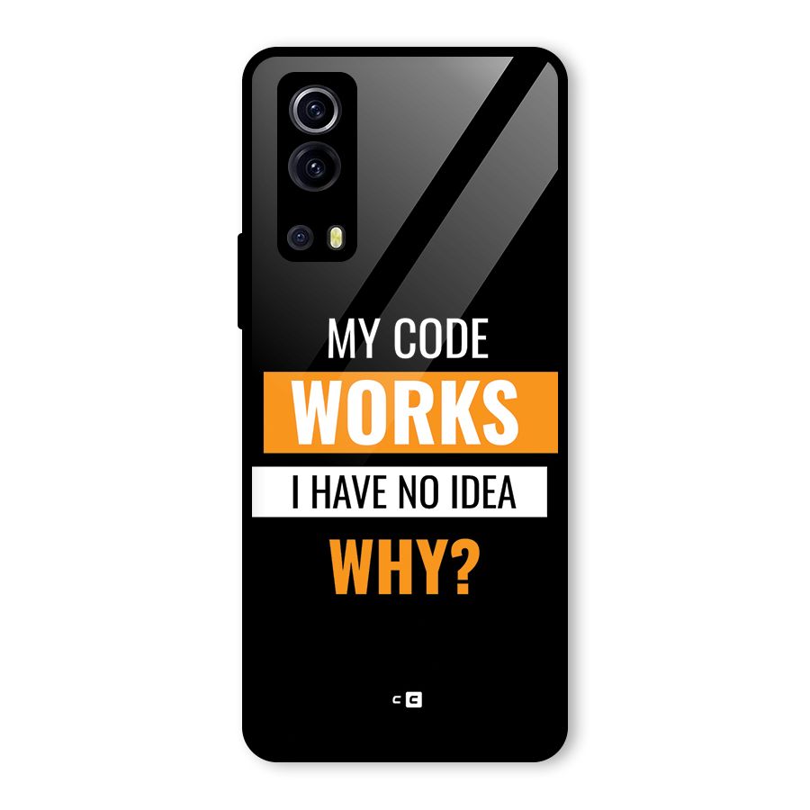 Coders Thought Glass Back Case for Vivo iQOO Z3