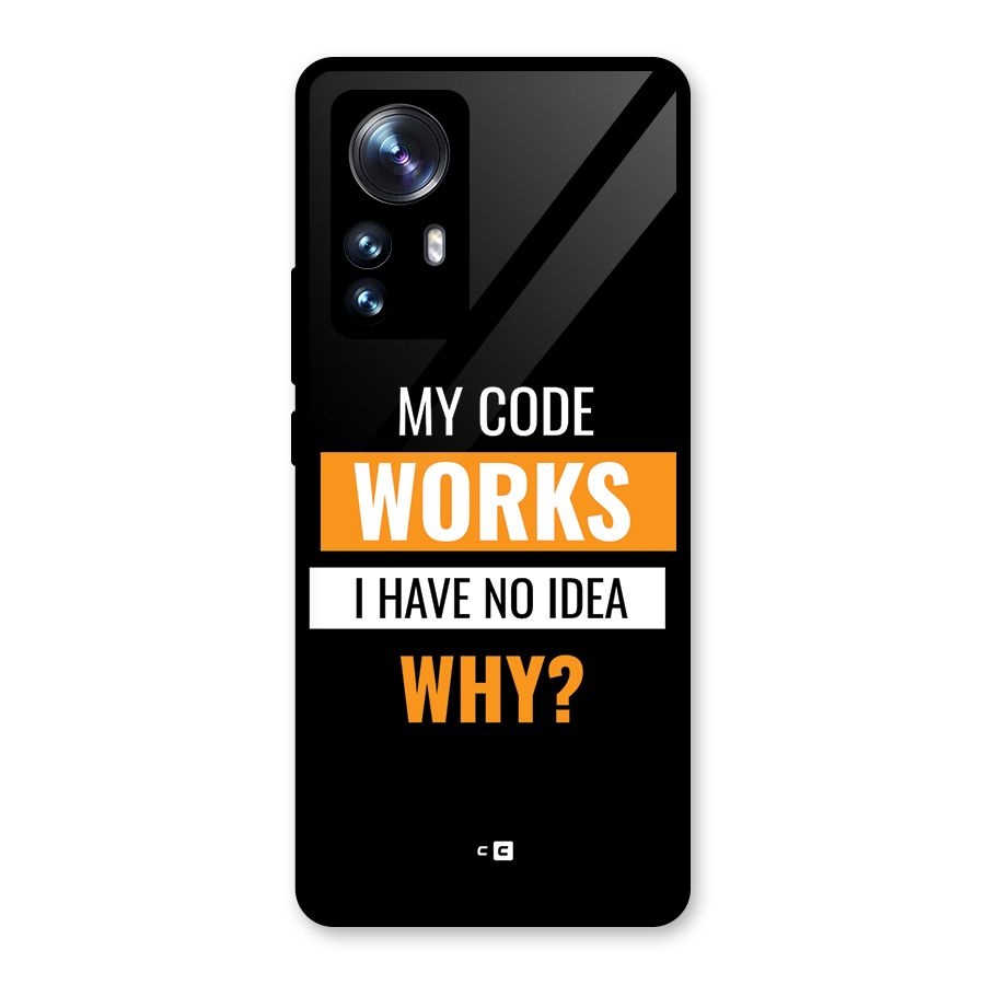 Coders Thought Glass Back Case for Xiaomi 12 Pro