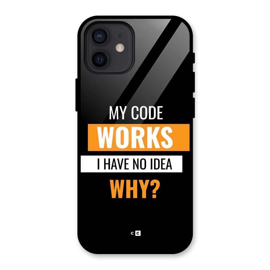 Coders Thought Glass Back Case for iPhone 12