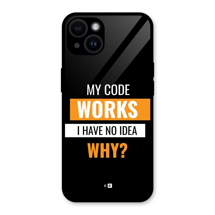 Coders Thought Glass Back Case for iPhone 14