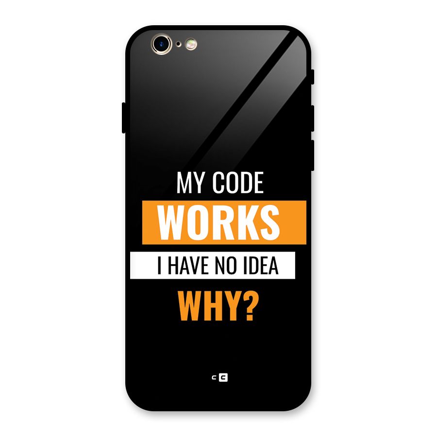 Coders Thought Glass Back Case for iPhone 6 6S