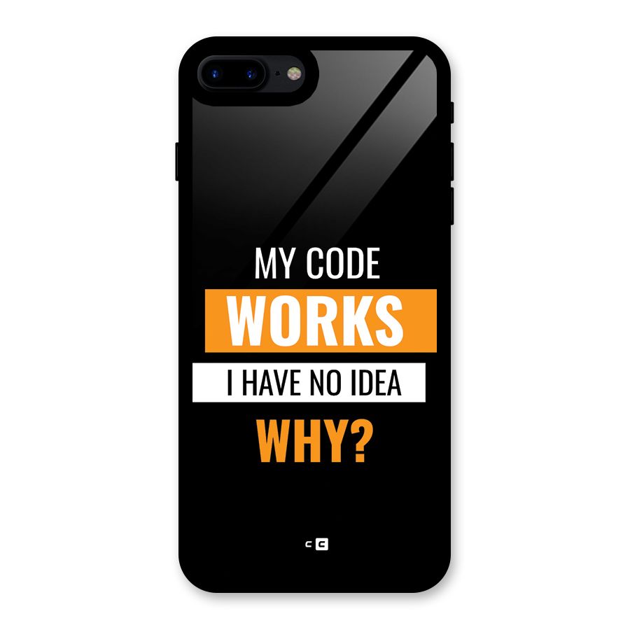 Coders Thought Glass Back Case for iPhone 8 Plus