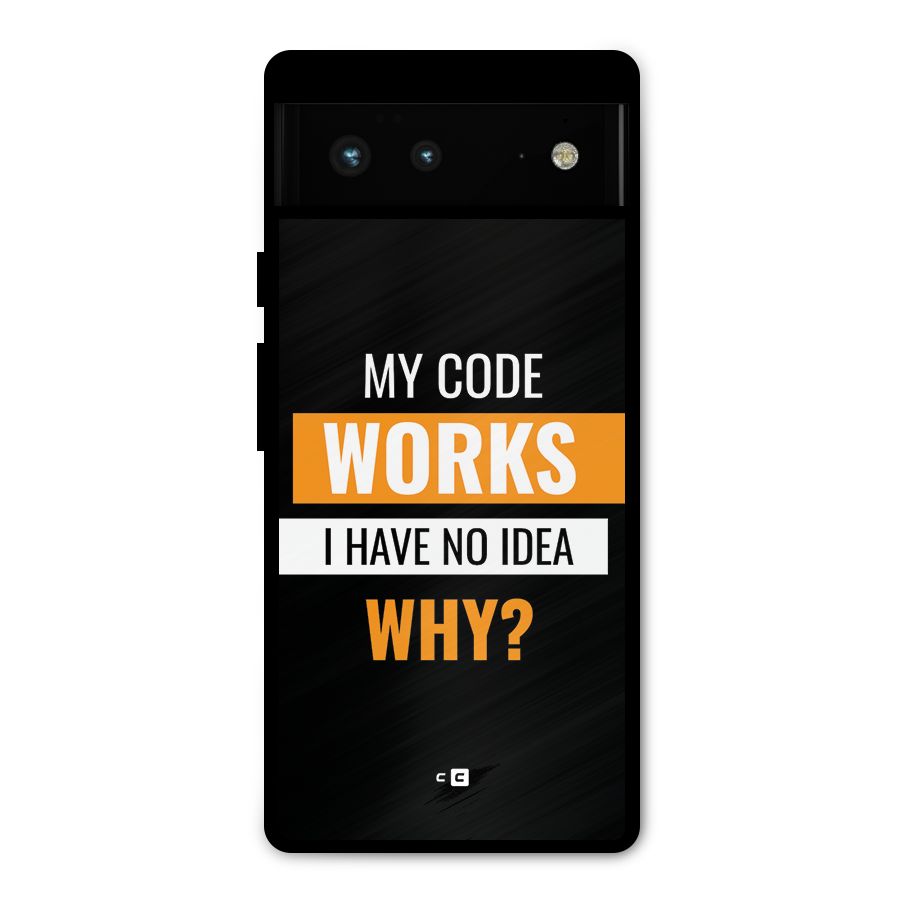 Coders Thought Metal Back Case for Google Pixel 6