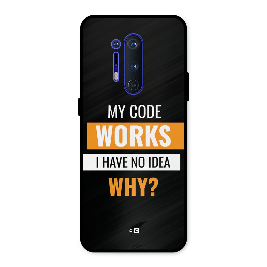 Coders Thought Metal Back Case for OnePlus 8 Pro