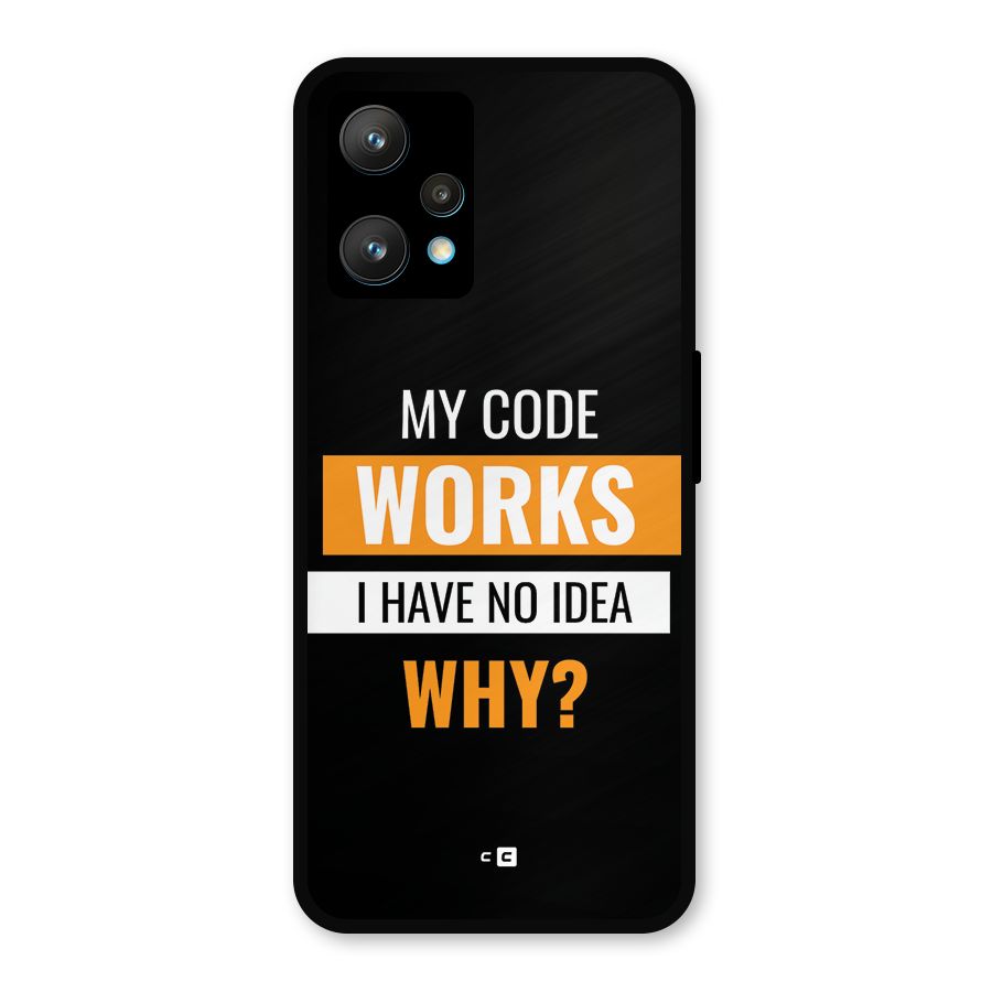 Coders Thought Metal Back Case for Realme Narzo 50 Pro