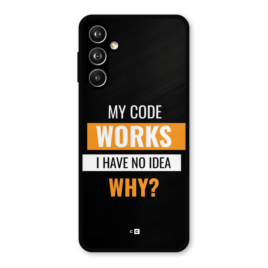 Coders Thought Metal Back Case for Samsung Galaxy M54