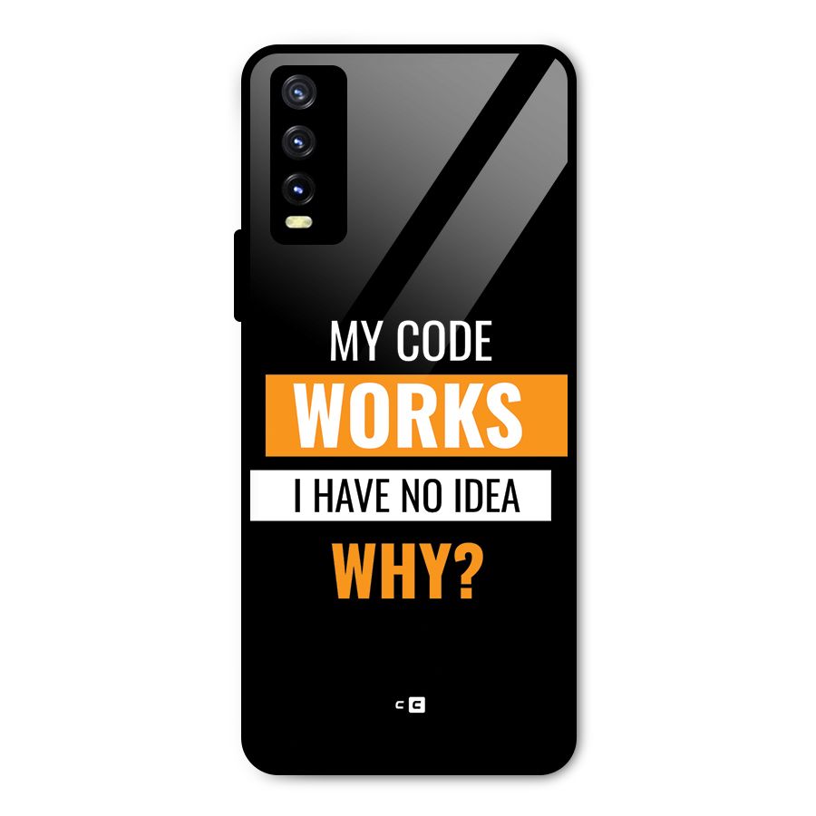 Coders Thought Metal Back Case for Vivo Y20