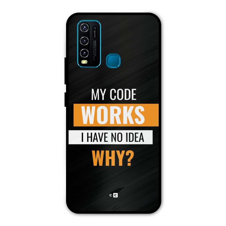 Coders Thought Metal Back Case for Vivo Y50