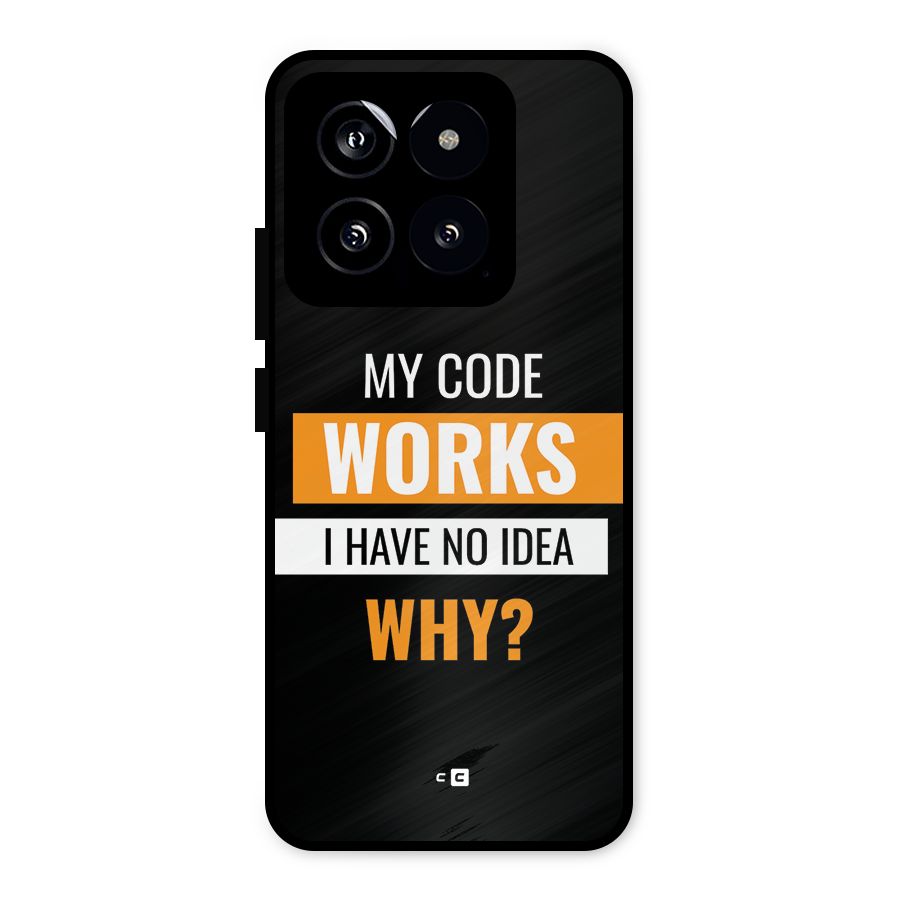 Coders Thought Metal Back Case for Xiaomi 14