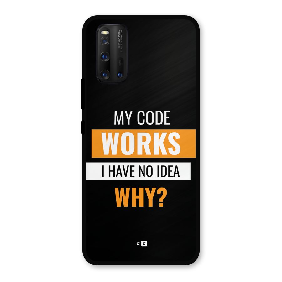 Coders Thought Metal Back Case for iQOO 3